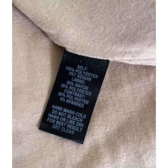 Lulus Sparkle Core Rose Gold Sequin Dazzle Maxi Skirt Formal Flare Lined Size S - Picture 12 of 14